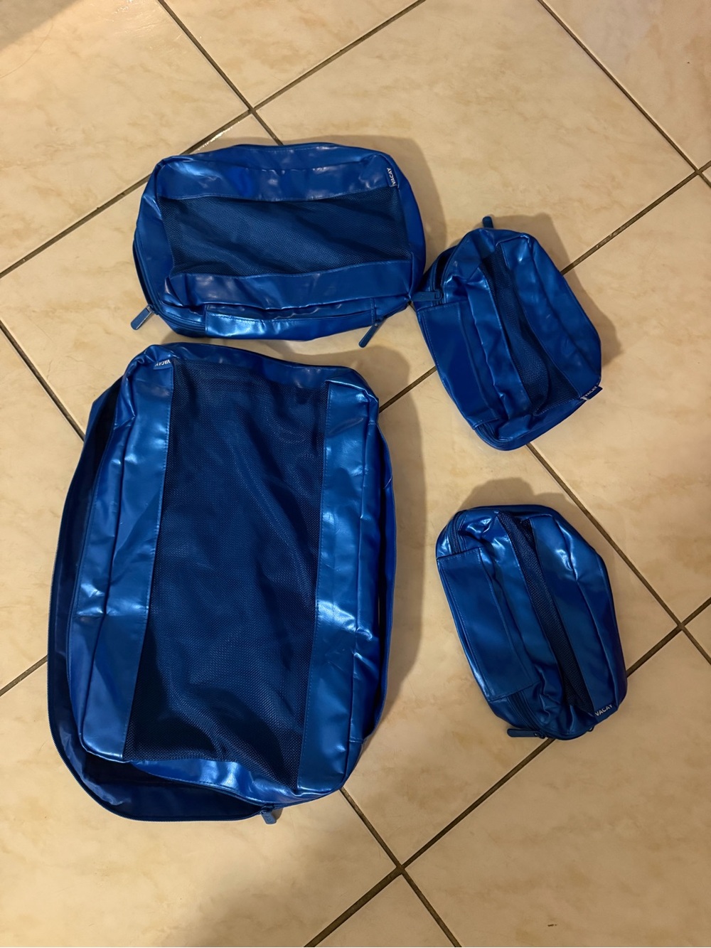 Blue Travel Packing Cube Set